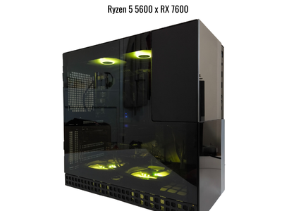Gaming PC -  Ryzen 5 5600 x RX 7600 - 16 GB DDR4 RAM